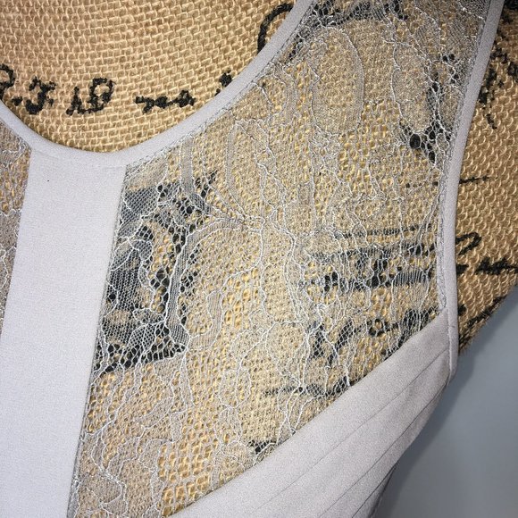 BCBG MAXAZRIA Raya Sleeveless Pleated Lace Dress - Picture 8 of 16